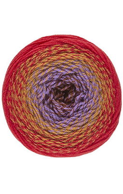 Lammy Yarns Happy Colors 405 oranje lila mix