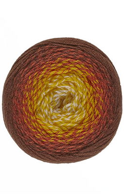 Lammy Yarns Happy Colors 406 bruin oker mix