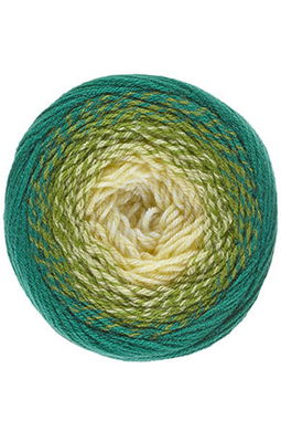 Lammy Yarns Happy Colors 408 groen mix