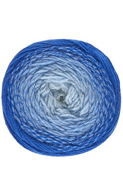 Lammy Yarns Happy Colors 410 blauw mix