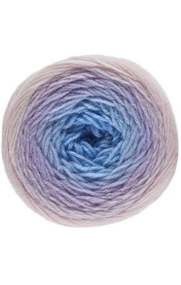 Lammy Yarns Happy Colors 414 licht lila blauw mix