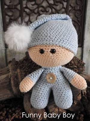 Haakpakket Funny Baby Boy op=op uit collectie 