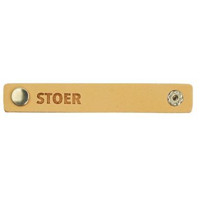 Leren Label - Stoer 001 Naturel 100 a 15 mm 2 stuks 