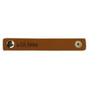 Leren Label - With Love 004 Cognac 100 a 15 mm (2 stuks)