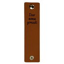 Leren Label - Gemaakt met Liefde 004 cognac 120 a 30 mm (2 stuks)