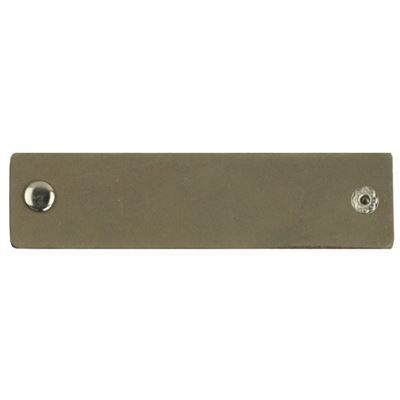 Leren Label - 02 groen 120 a 30 mm 2 stuks 