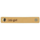 Leren Label - Little Girl 001 naturel 100 a 15 mm (2 stuks)