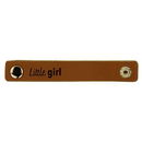 Leren Label - Little Girl 004 cognac 100 a 15 mm (2 stuks)