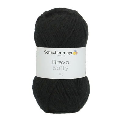 Schachenmayr Bravo Softy 8226 zwart op=op uit collectie 