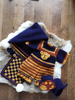 Haakpakket XXL Funny kledingset Sleepy Boy 0036 op=op uit collectie 