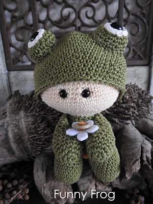 Haakpakket Funny Frog 003 op=op uit collectie 