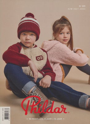 Phildar nr 203 - 30 modellen voor kinderen 4 - 12 jaar Herfst winter 2021 - 2022