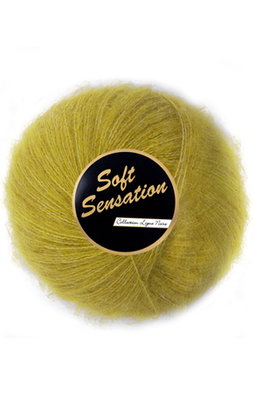 Lammy Yarns - Soft Sensation 027 geel groen op=op uit collectie 