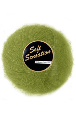 Lammy Yarns - Soft Sensation 071 groen geel op=op uit collectie 