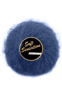 Lammy Yarns - Soft Sensation 890 blauw denim op=op uit collectie 