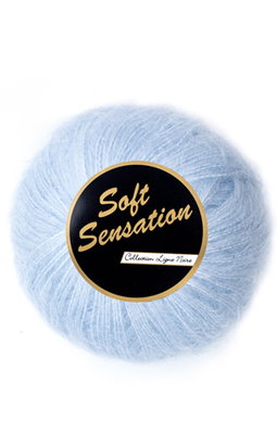 Lammy Yarns - Soft Sensation 012 blauw licht op=op uit collectie 