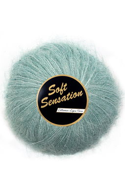 Lammy Yarns - Soft Sensation 457 groen oud mint