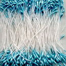 Meeldraden blauw turquoise 1 mm (ca 144 stuks)