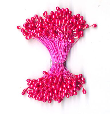 Meeldraden pink 1 mm ca 144 stuks 