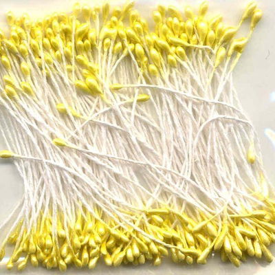 Meeldraden geel citroen 1 mm ca 144 stuks 