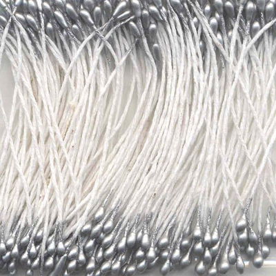 Meeldraden zilver 1 mm ca 144 stuks 