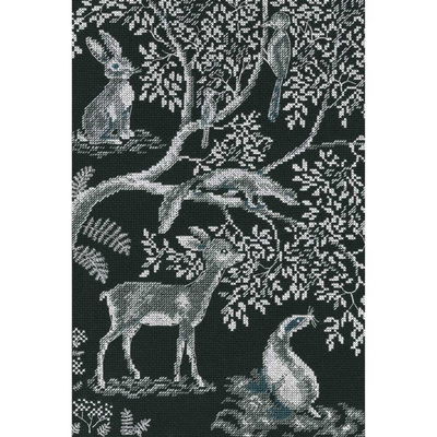 Borduurpakket dieren - Forest lace