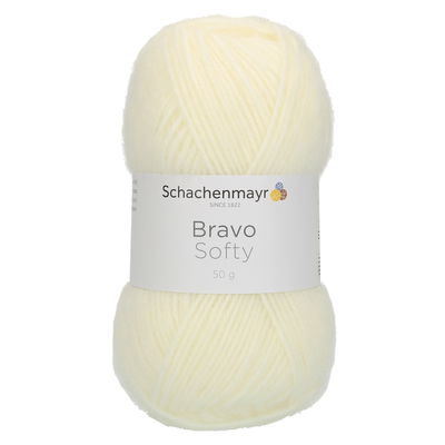 Schachenmayr Bravo Softy 8200 ecru - creme op=op uit collectie 