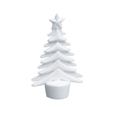 Styropor - kerstboom 15 a 9 cm 4 stuks 