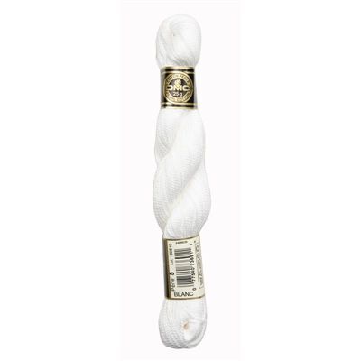 DMC cotton perle 8 - Blanc 25 gram op=op 