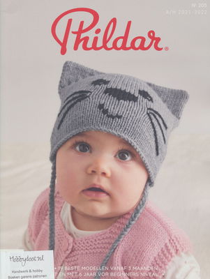 Phildar nr 205 - 19 modellen vanaf 3 mnd tot 6 jaar beginners niveau