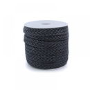 Koord gevlochten 16 mm zwart (95 cm)