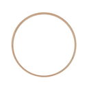 Ring hout plat 25 cm