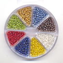 rocailles assortiment - 8 kleuren silverlined 1003