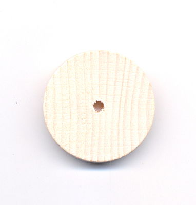Wiel hout 50 mm a 10 mm blank 4 mm gat 