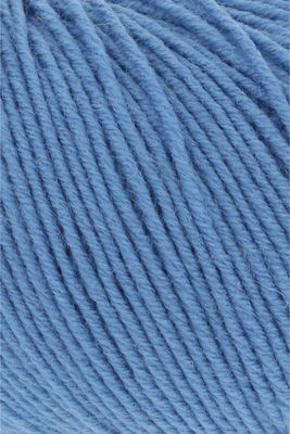 Lang Yarns Merino 150 197.0206 middelblauw op=op uit collectie 