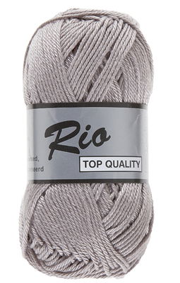 Lammy Yarns Rio 854 grijs parel