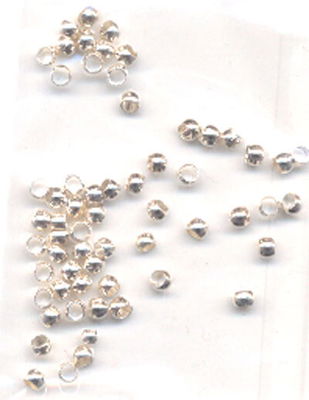 Knijpkraal metal look 99101 2,5 mm 60 stuks 
