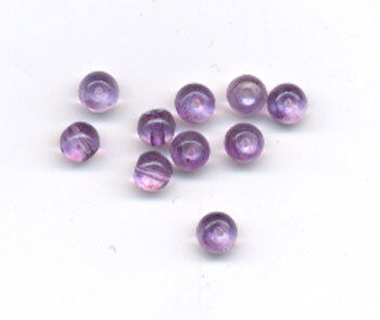 Kraal 4 mm 03 - Doorzichtig paars 45424 90 st op=op 
