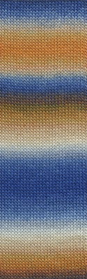 Lang Yarns Jawoll Magic Degrade 85.0159 oranje beige blauw op=op 
