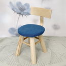 Stoel hout met rugleuning