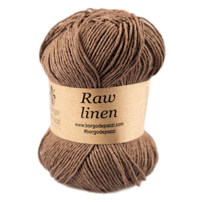 Borgo de Pazzi Raw Linen 217 bruin op=op uit collectie 