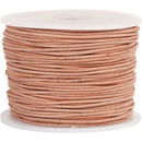 Koord leer 2 mm cognac - 1 meter