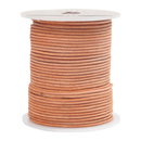 Koord leer 1 mm camel - 1 meter