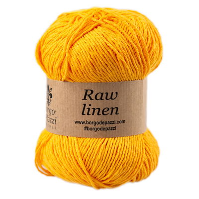 Borgo de Pazzi Raw Linen 213 geel op=op uit collectie 