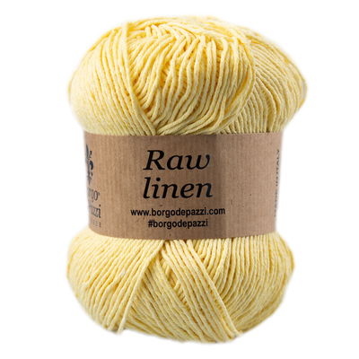 Borgo de Pazzi Raw Linen 212 licht geel op=op uit collectie 