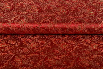 Brokaat Hindiga Flower - rood per 50 cm 