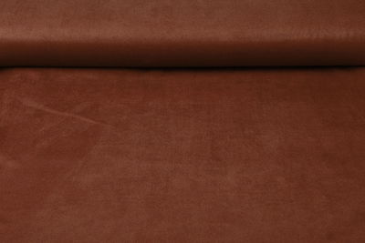 Light Scuba Suede Roest bruin per 50 cm 