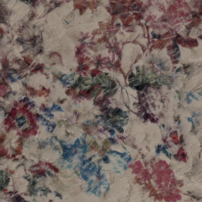 Bont Digo licht beige met bloemen 50 cm 