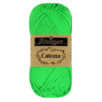 Scheepjes Catona 602 Neon Green 10 gram 