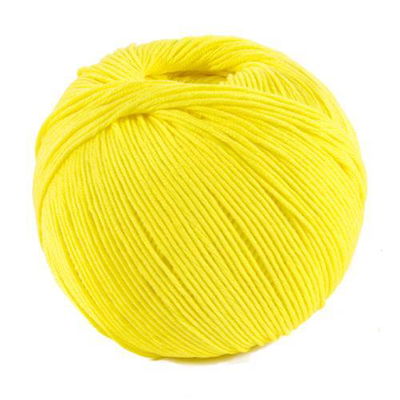 DMC Cotton Natura 302S-N199 geel neon op=op uit collectie 